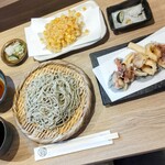 江戸そば マルノ - 真イカセット＋んめぇとみぎ