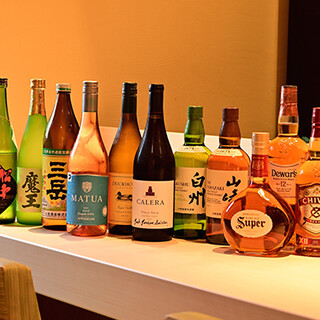 お酒好きも納得！豊富なドリンクメニュー◆テイスティングもOK