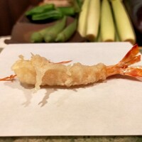 天白 - フレッシュな油でプリプリに揚がった才巻海老