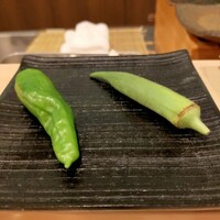 天白 - 山科唐辛子と島オクラ