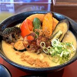 うどん工房かたつむり - 【グリーンカレーうどん】