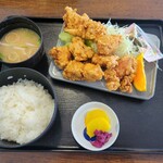 松本屋 - 竜田揚げ定食(税込1,250円)