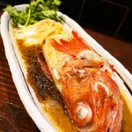 口福菜 亀吉 - キンキの紹興酒蒸し♪