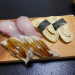 Tsurusushi - Hamachi, Egg, Anago