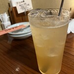 鬼の厨 しんすけ - お連れ様の梅酒サワー