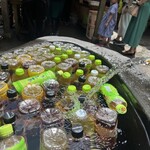 あみだが滝荘 流しそうめん - どれでも1本 200円