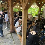 あみだが滝荘 流しそうめん - 流しそうめん台