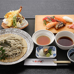 旬家 - ○筍取そば（うどん）セット