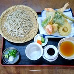 玄庵 - 天せいろ上(二八そば)