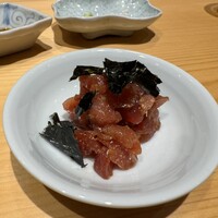 鮨処 やまと - まぐろ辛子和え