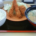 かつや - エビヒレ定食