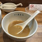 麺屋吉左右 - 割スープ