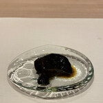 鮨 みずかみ  - 鮑の肝 激ウマ