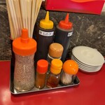 ラーメン　赤組 - 卓上