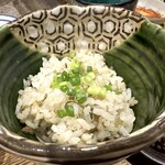 柳家 - 鮎ご飯。