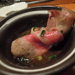 炭火焼肉 あもん - サーロイン焼きしゃぶ喰らう