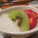 炭火焼肉 あもん - デザート　ズームアップ