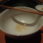 炭火焼肉 あもん - 〆啜り