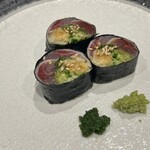 神楽坂 鮨 弥栄 - 追加のイワシのガリ巻き