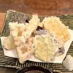すず - 海老・とうもろこし・ズッキーニ・茄子・蓮根・かぼちゃ