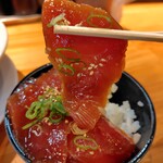 麺家 たけ田 - ヨコワ漬け