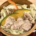 慶雲 - 【'24.7】薩摩赤鶏と蒸し野菜