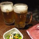 月の雫 - モルツ　生ビール：450円