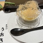 鮨屋のうおきん - とうもろこしとジャガイモのビシソワーズ
