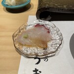 鮨屋のうおきん - 鯛のカルパッチョ美味しい