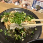 味噌と餃子 青源  パセオ店 - ネギたっぷり