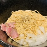 亀戸煮干中華蕎麦 つきひ - 鶏油あえ玉^ - ^