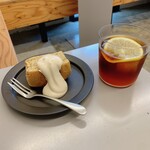 COFFEE BLOND - コールドブリューレモネード 750円、コーヒーシフォンケーキ 650円（いずれも税込）