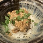 たでの葉 - 鮎の飯蒸し