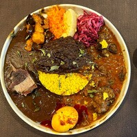 ジビエカレー 3種あいがけ ※食材無くなり次第内容が入れ替わります