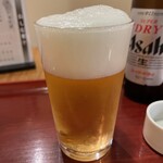 吾妻橋 やぶそば - 暑い日はビールだな