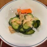 吾妻橋 やぶそば - ぬか漬け