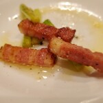 カジュアルフレンチBar 7FUKU - 福岡産アスパラとベーコン