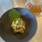 HAKUMOKKA - キヌアと  オクラのお茶漬け！  そのままでも 美味しくってついつい食べ進む