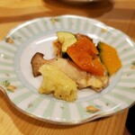 カジュアルフレンチBar 7FUKU - お裾分けの鯛のなんちゃら