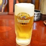 芳香園 - 生ビール。