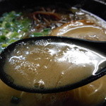 博多長浜らーめん ぼたん - ６５０えん『ラーメン (バリカタ)』2014.3