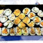 寿司の丸将 - 【お持ち帰り細巻き】やまごぼう・うに、トロたく・梅しそ