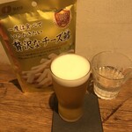 麹町いづみや しろ - あがりビール・なとり一度は食べていただきたい贅沢なチーズ鱈 