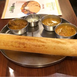 アーンドラ・キッチン - 2014.3 ドーサランチ¥1190