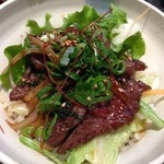 一龍 - 中落ちカルビ丼