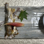 はん田” - 鮎の塩焼き