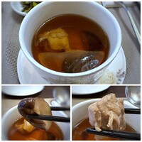 老上海 陸氏厨房 - ＊大きめにカットした「鶏肉」は柔らかく「肉厚の椎茸」も美味しいですね。