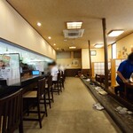 そば居酒屋 楽 - 入口から右側を撮影