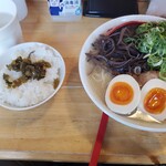 麺や木蓮 - 半熟味玉豚そば