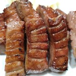 たんや 善治郎 牛たん通り店 - 上撰極厚真中牛たん定食 3枚（9切）